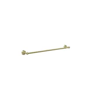 Waverly Place Collection 30 in. Back to Back Shower Door Towel Bar in Satin Brass