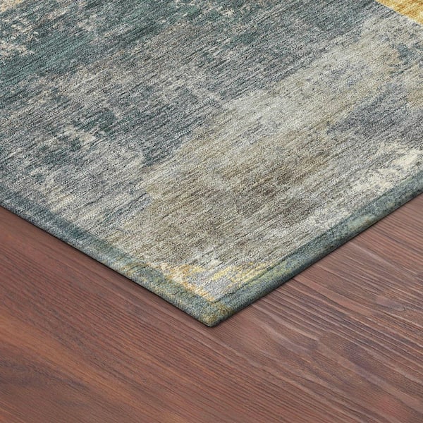 Chantille Machine Washable Indoor/Outdoor Abstract ACN2381 Gray 2 ft. x 3 ft. Accent Rug