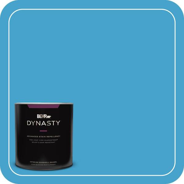 BEHR DYNASTY 1 qt. #540B-6 Sea Ridge Eggshell Enamel Interior Stain-Blocking Paint and Primer