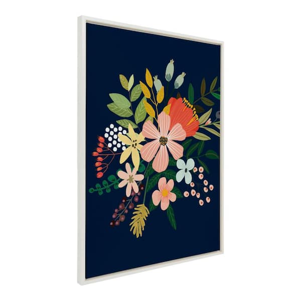 Sylvie "MC 481 Floralis C" by Mia Charro Framed Flowers Art Print 28 in. x 38 in.