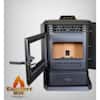 ComfortBilt HP61-BLACK Pellet Stove 3,000 sq. ft. EPA Certified with Programmable Thermostat HP61-Black