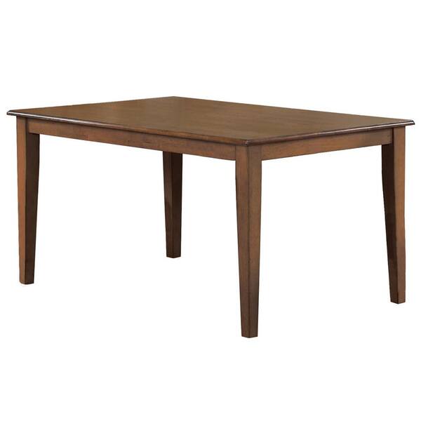 Simply Brook 60 In Rectangle Brown Wood Dining Table Seats 7 Bh Br3660 Am Simply Brook 60 In Rectangle Brown, 60 X 30 Kitchen Table