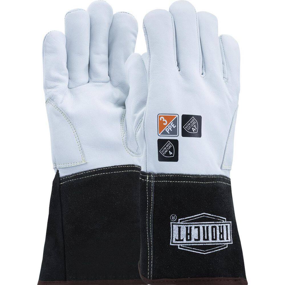Small Premium Kidskin Leather TIG Welding Gloves with Para-Aramid Cut Lining price history on PriceWatchPro
