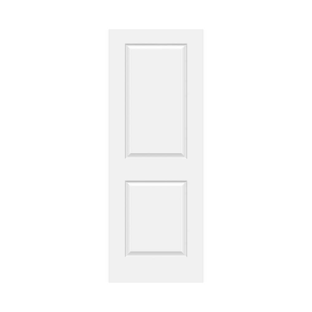 30 x 80 in. Pre-drilled White Primed Hollow Core Wood 2 Panel Interior Molded Door Slab, Left Hand Inswing, Composite price history on PriceWatchPro