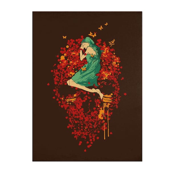 Trademark Fine Art 47 in. x 35 in. Roses are Red Canvas Art