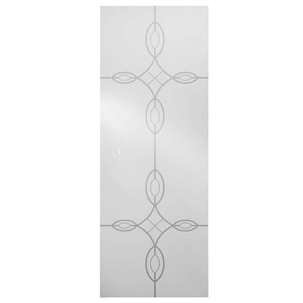 Delta 21-23/32 in. x 62-29/32 in. x 1/4 in. Frameless Pivot Shower Door Glass Panel in Tranquility (for 31 in. Doors)