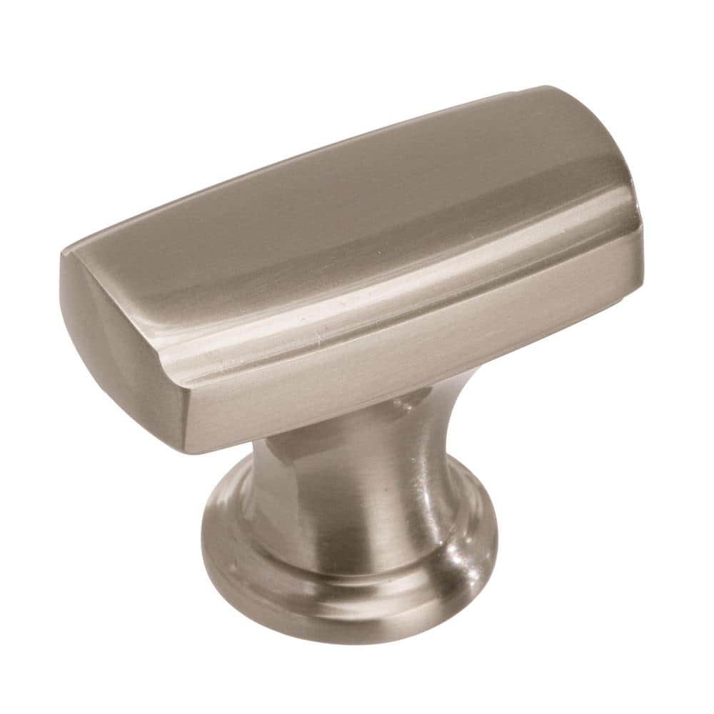 Highland Ridge 1-3/8 in. (35mm) Classic Satin Nickel Bar Cabinet Knob