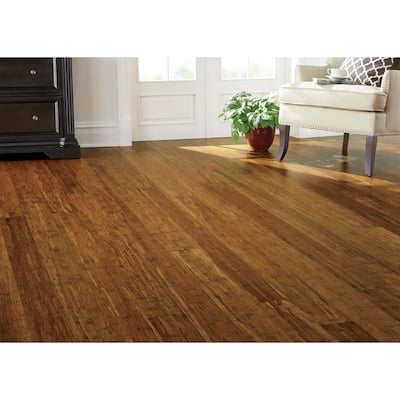 Bamboo Flooring The Home Depot   Woven Harvest Home Decorators Collection Bamboo Flooring Hl271s E4 400 