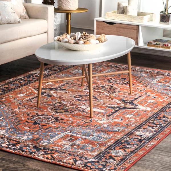 Sherita Oriental Persian Rust 2 ft. 6 in. x 6 ft. Indoor Runner Rug