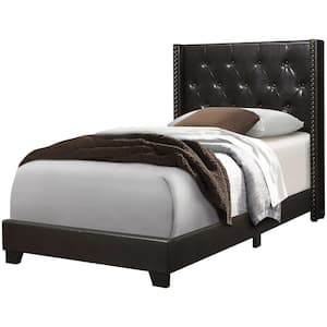 45.25 in. Jasmine Brown Queen Luxurious Appearance Day Bed