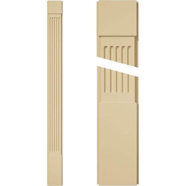 2 in. D x 8 in. W x 96 in. L Primed Polyurethane Pilaster 1- Pack