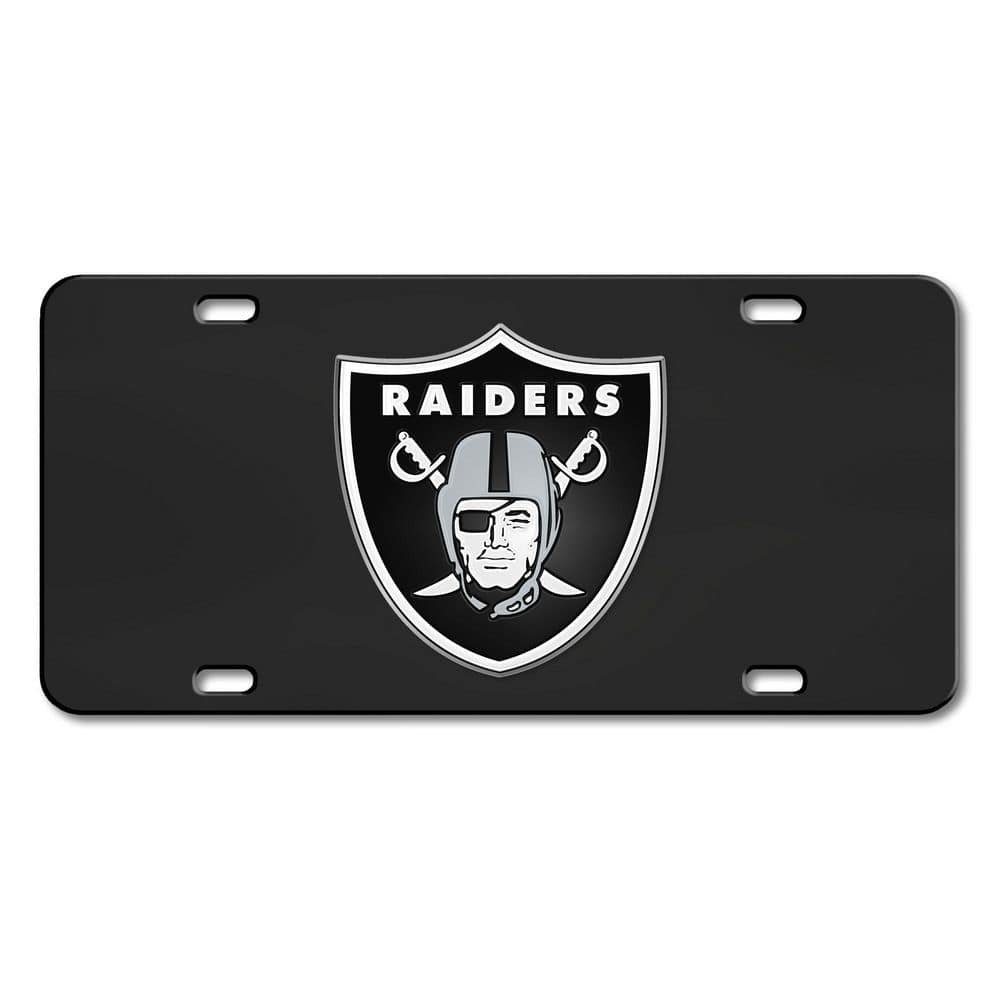 NFL Las Vegas Raiders Official Metal Sign License Plate Exclusive Coll