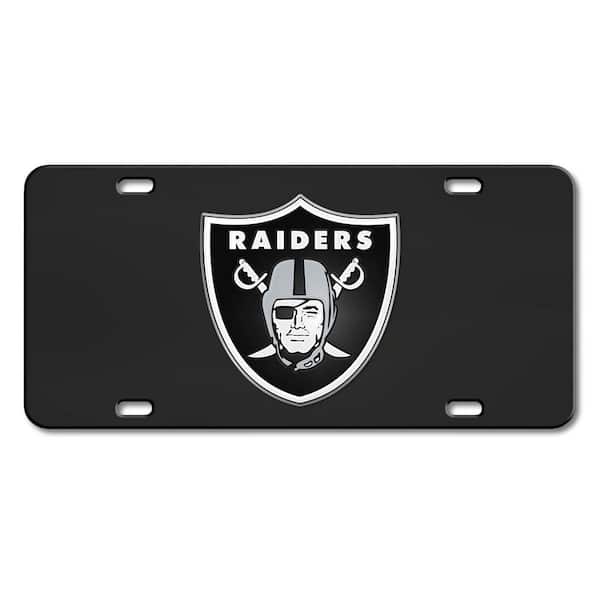 Fanmats  NFL - Las Vegas Raiders License Plate Frame - Black