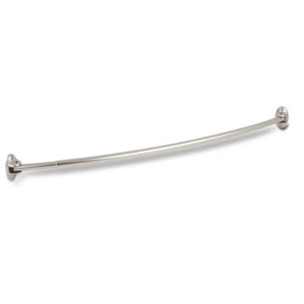 Honey-Can-Do Wall-Mounted Adjustable Shower Caddy Rod, 72 in., Silver