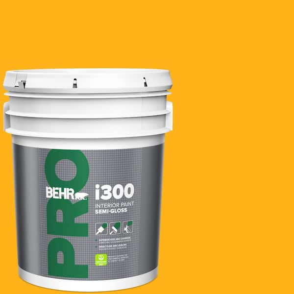 BEHR PRO 5 gal. #S-G-340 Sun Ray Semi-Gloss Interior Paint