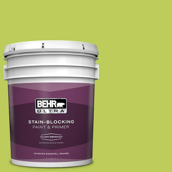 BEHR ULTRA 5 gal. #410B-5 Hidden Meadow Extra Durable Eggshell Enamel Interior Paint & Primer