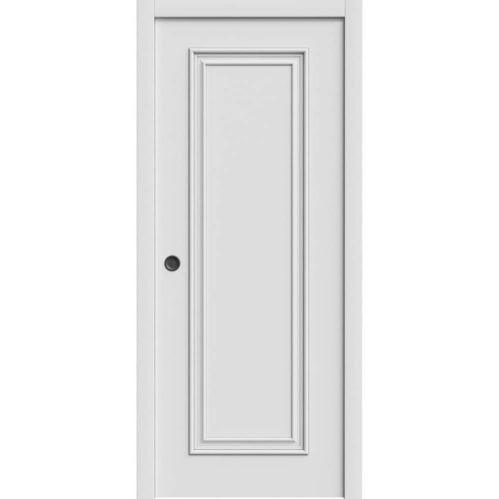 Assembly Required 7811 18 in. x 84 in. Sold Core White Enamel Color Wood Sliding Door price history on PriceWatchPro