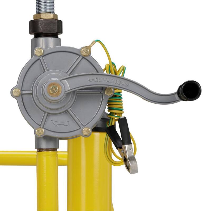 25 gal. Diesel Fuel Caddy with 2-Way Rotary Pump- Yellow