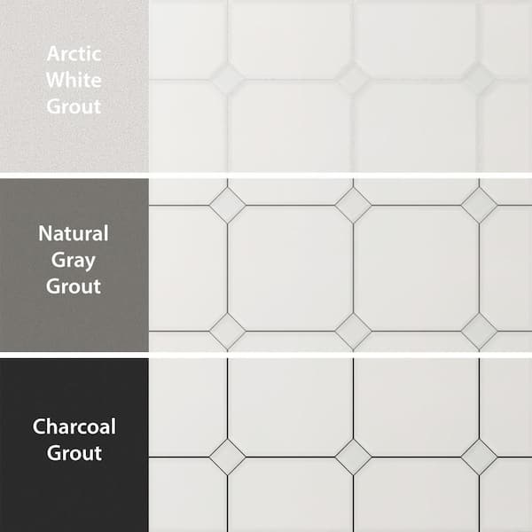 Merola Tile Vaudeville Octagon Nacar 8 in. x 8 in. Porcelain