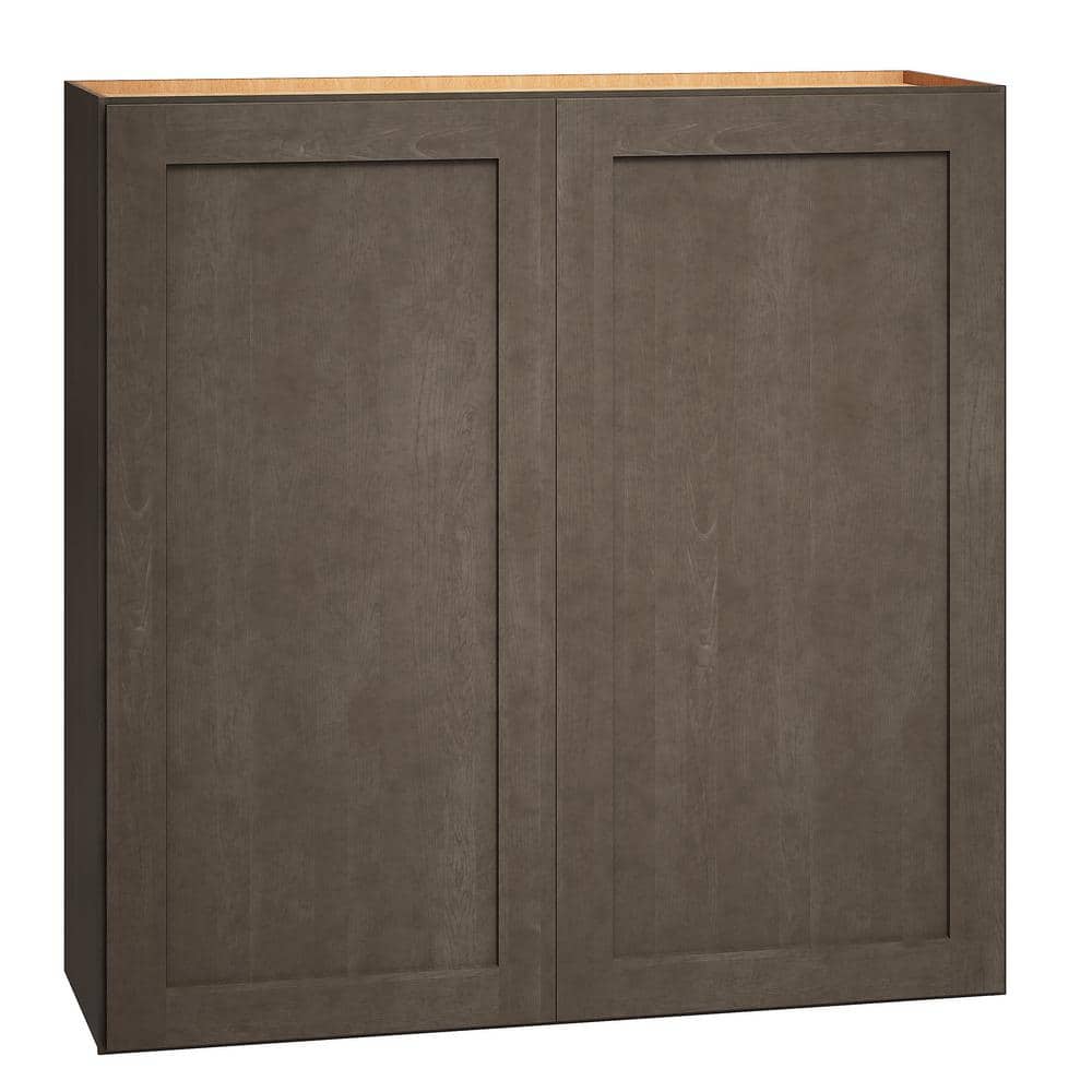 QuickShip Cottage 36 in. W x 12 in. D x 36 in. H Assembled Plywood Shaker Wall Kitchen Cabinet in Fieldstone price history on PriceWatchPro