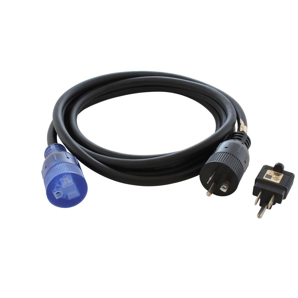 AC WORKS 25 ft. 15/20 Amp 12/3 Household Outdoor Extension Cord 15