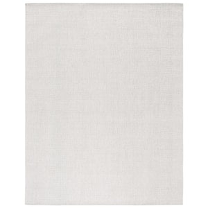 Abstract Light Gray/Ivory 9 ft. x 12 ft. Speckled Area Rug