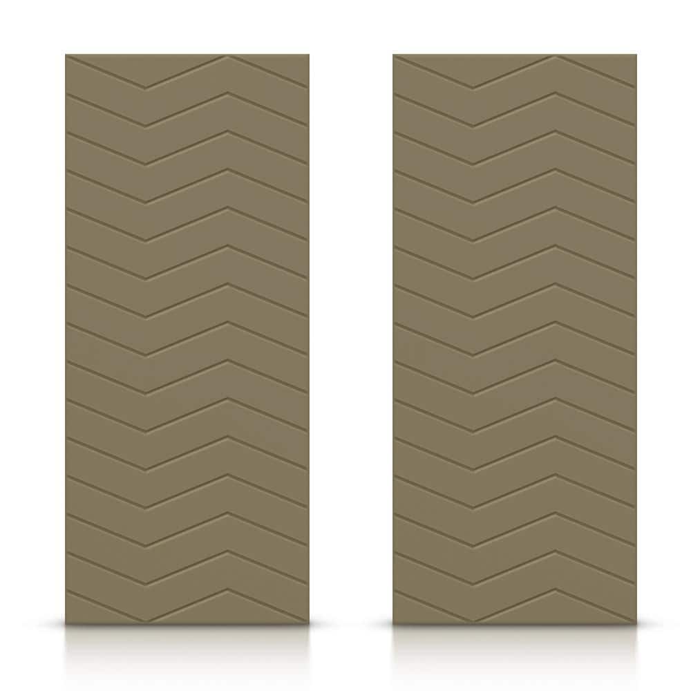 84 in. x 84 in. Hollow Core Olive Green Painted Composite MDF Interior Double Closet Sliding Doors price history on PriceWatchPro