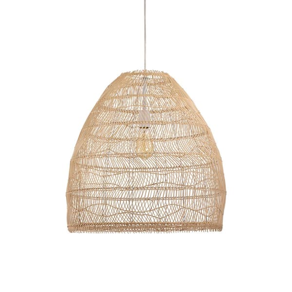 Warehouse of Tiffany Luka 66.6 in. 1-Light Indoor Cream Finish Pendant Light with Light Kit