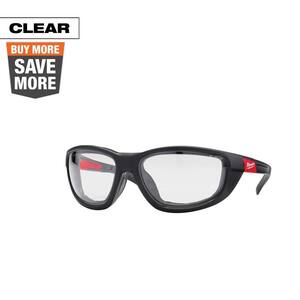 Performance Safety Glasses with Clear Fog-Free Lenses and Gasket