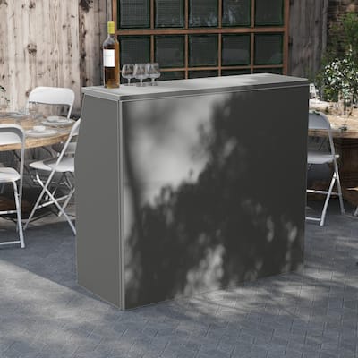 Gray Portable Bar