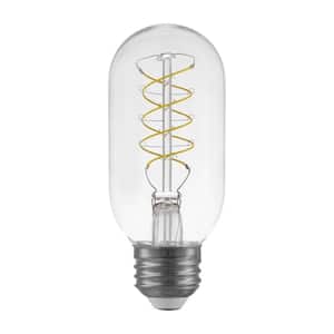 40-Watt Equivalent T14 Dimmable Fine Bendy Filament LED Vintage Edison Light Bulb Warm White (1-Pack)
