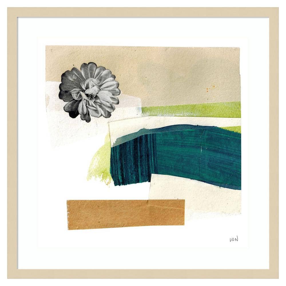Day Beach I Abstract Expressionism Framed Wall Art Print