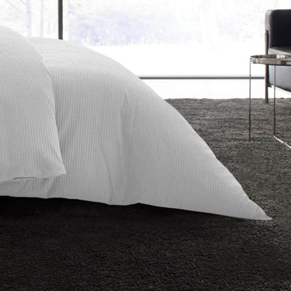Moonlight Grey Cotton Queen Comforter Set with Reversible Shams