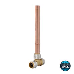 Max 3/4 in. Push-to-Connect Brass Residential Water Hammer Arrestor Tee