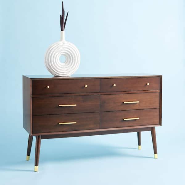 madden retro dresser Madden Retro Dresser In Silver and Walnut by Safavieh Couture