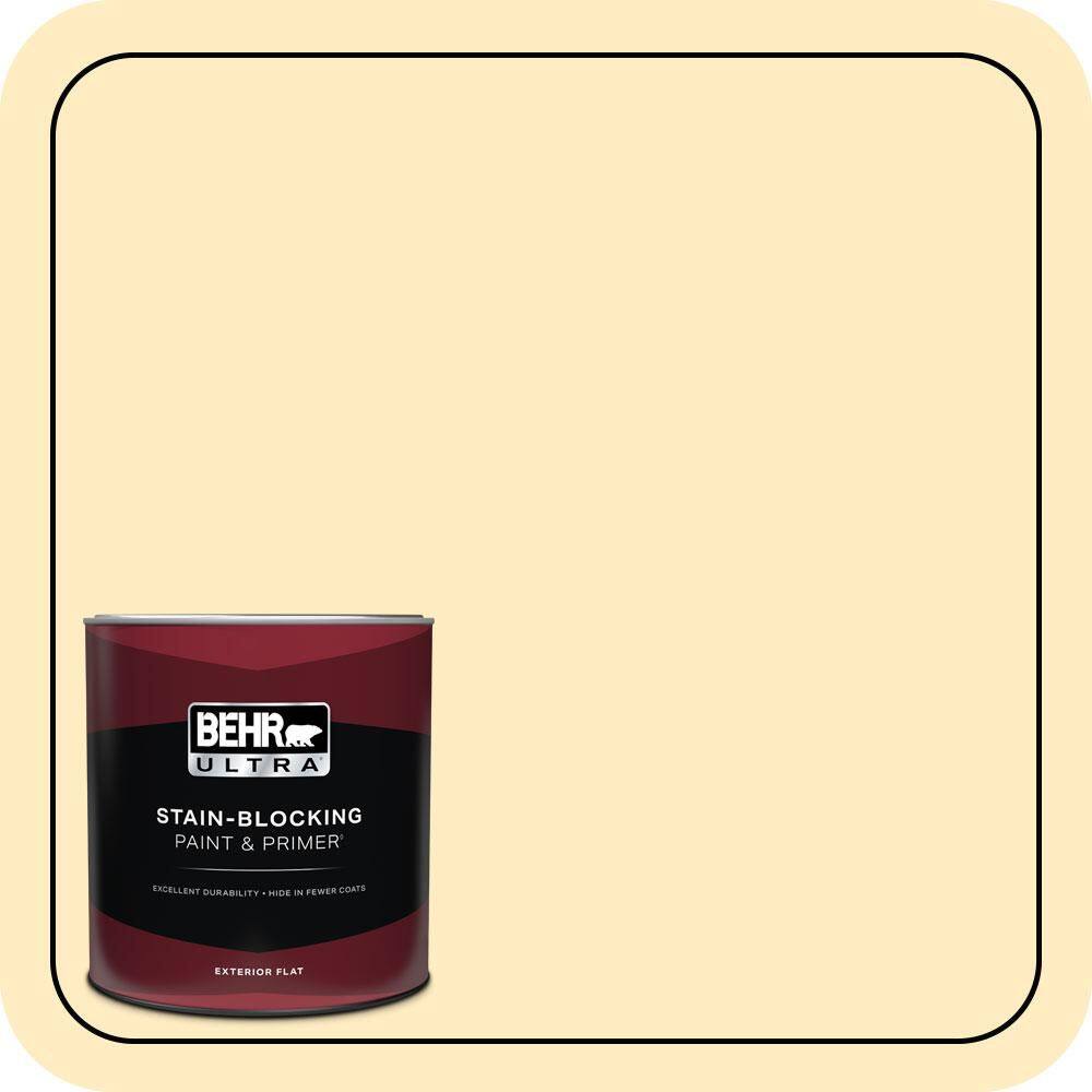 1 qt. #P260-2 Yogurt Flat Exterior Paint & Primer price history on PriceWatchPro