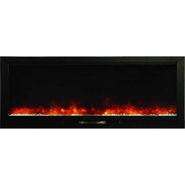 Recessed Electric Fireplace, 70 Inch Wall Mount Electric Fireplace