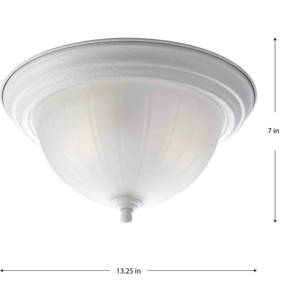 White Glass 13'' Indoor/Outdoor Bowl Ceiling Light