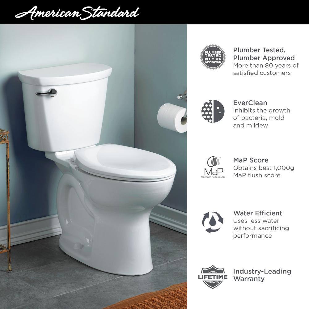 Cadet Pro White Elongated Floor Mounted Toilet