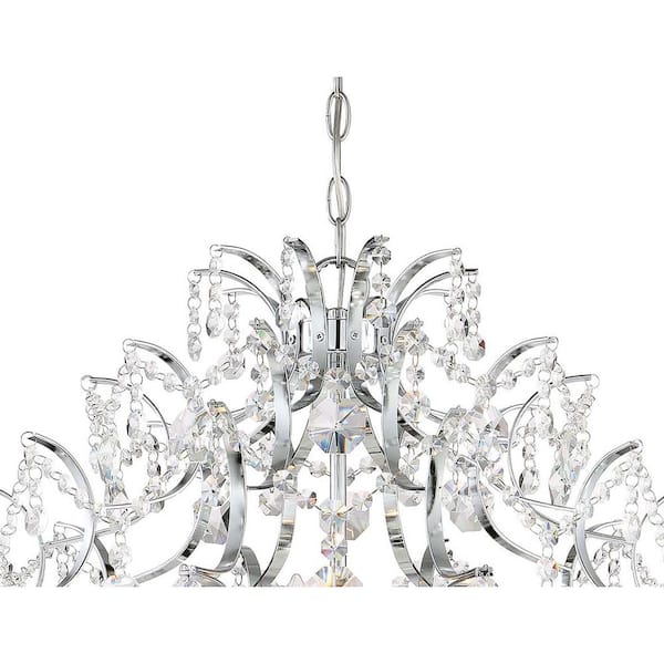 Minka Lavery Isabella's Crown 8-Light Chrome Chandelier 3158-77