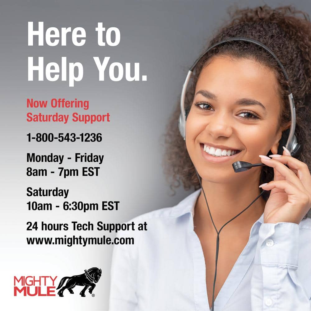 Mighty Mule Heavy Duty Black Smart Gate Opener Kit