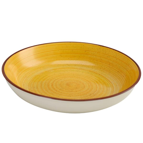 Gibson Home 12.05 oz. Assorted Colors Stoneware Pasta Bowls (4