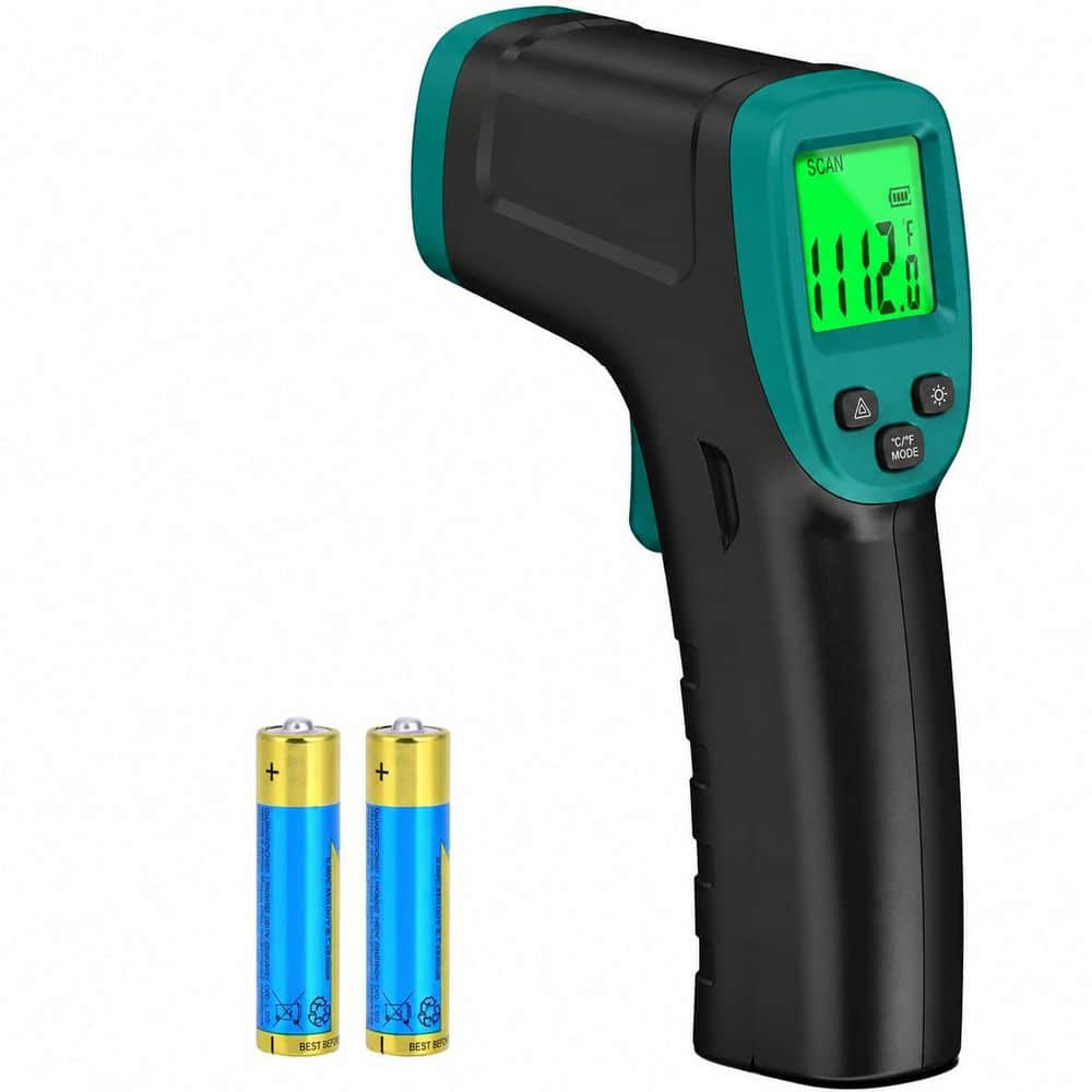 Dark Green Green ABS Infrared Thermometer Gun Non-Contact Laser Kitchen Product Type LCD Backlit Display price history on PriceWatchPro