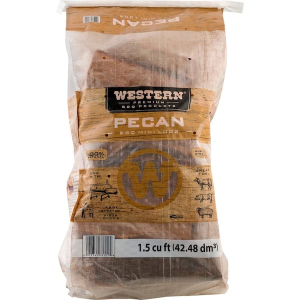 Western 1.5 cu. ft. Pecan BBQ Mini Logs