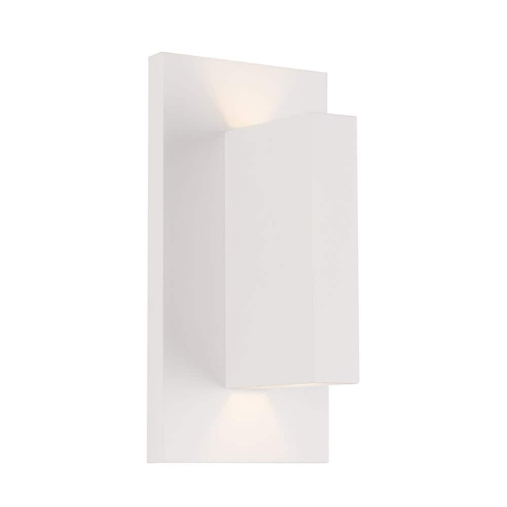Vista White Aluminum LED Wall Sconce