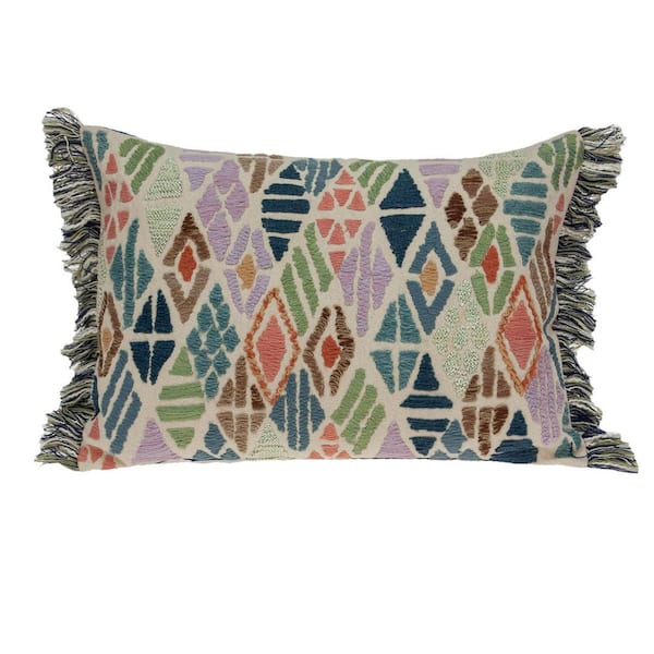 Vibrant Multicolor Acrylic Polyester Pillows: Stylish Comfort for