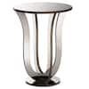 Baxton Studio Kylie Glam Silver Metallic Finished End Table 28862