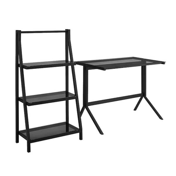 Walker Edison Furniture Company 2-Piece Black Office Suite