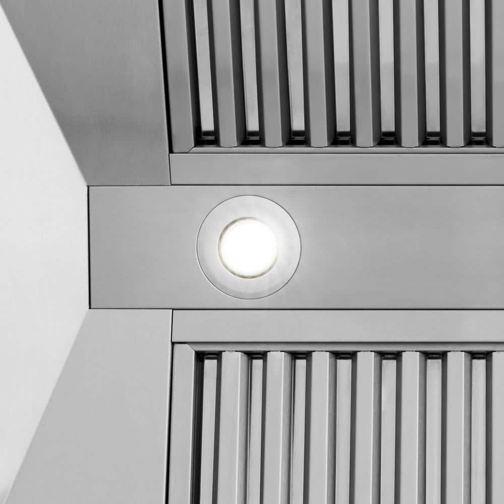 36-Inch Stainless Steel Wall Mounted Range Hood with Handle