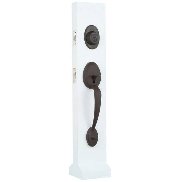 Schlage Plymouth Oil Rubbed Bronze Siena Knob Dummy Door Handleset